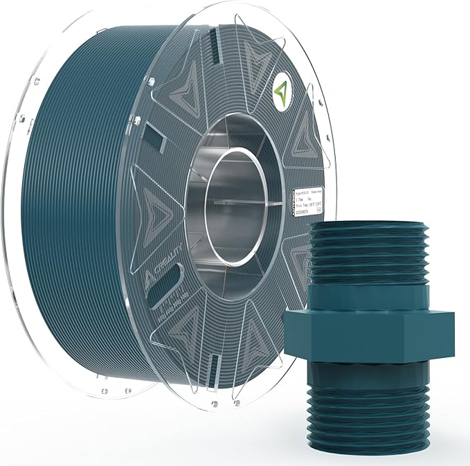 Creality Official PETG Carbon Fiber Filament 1.75mm, PETG-CF 3D Printer Filament, 300mm/s High Speed Hyper PETG-CF, Excellent Mechanical Properties, Fits for All 3D Printers, 1 KG 1 Spool Green