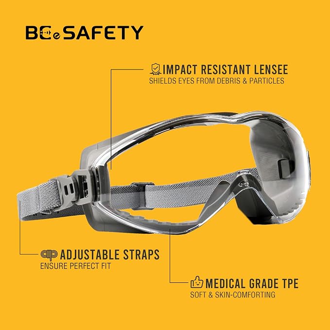 Half Face Respirator Mask with Safety Goggles, 2 A1 Organic Vapor Filters & 8 P2 Dust Filters, RD-518 Reusable Respirator for Painting,Dust,Gas, Sanding, Spraying, Chemicals, Cleaning