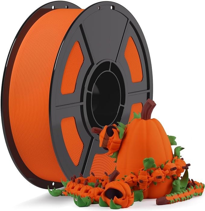 iSANMATE Matte PLA Filament 1.75mm Pumpkin Orange PLA 30-300mm/s 3D Printer Filament 1kg (2.2lbs) for Bambu Lab 3D Printers,AMS,AMSLite