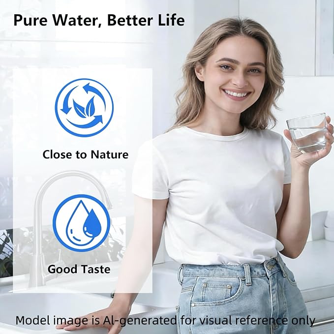 FRX02 Ceramic Water Filter Candle Compatible with W9223021 Franke 02 FRX-02 FRX02 FR9455 FRX-01 and SC-25-FR, Franke Triflow,Filterflow systems(2 Pack)