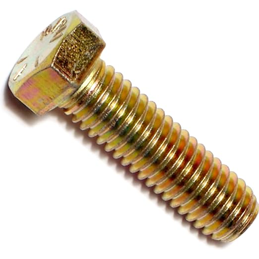 Hard-to-Find Fastener Grade 8 Hex Cap Coarse Large Bolts, Midwest Assortment Refill, Steel Hex Bolts for Construction, Home Improvement, 7/16-14 x 1-1/2 - Inch, Pack of 5