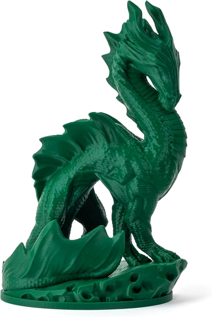 Prusament Premium PETG Emerald Green 1.75mm 1kg 3D Printer Filament | PETG filament with ±0.02 mm precision, low stringing, strong layer adhesion, and reliable tangle-free printing.