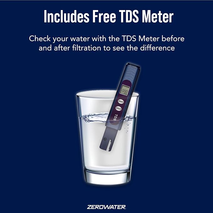 (Package Of 6) ZeroWater ZR-001 One-Pack Water Filter Replacement Cartridge (1 Pack), 3 x pack of 2