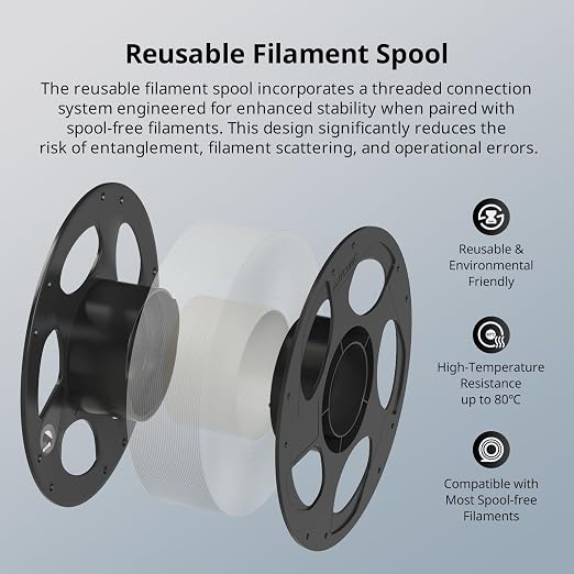 ANYCUBIC PLA+ 3D Printer Filament Bundle, PLA Plus 1.75mm Dimensional Accuracy +/- 0.02mm, Fit Most FDM 3D Printers, 4 Pack 1KG Reusable Spool(2.2 lbs) Black, White, Blue, Red