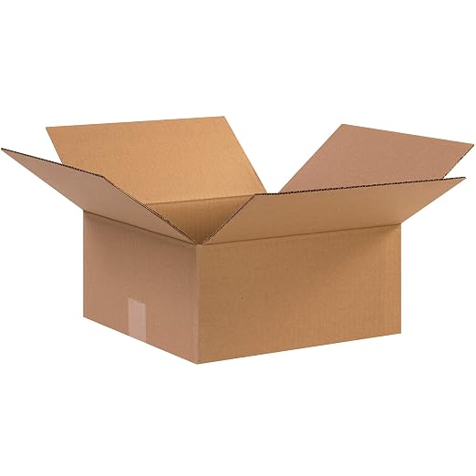 AVIDITI 12 1/2 x 12 1/2 x 6 Corrugated Cardboard Boxes, Small 12.5"L x 12.5"W x 6"H, Pack of 25 | Shipping, Packaging, Moving, Storage Box for Home or Business, Strong Wholesale Bulk Boxes | Small Boxes 12.5"L x 12.5"W x 6"H Corrugated Cardboard for Ho...