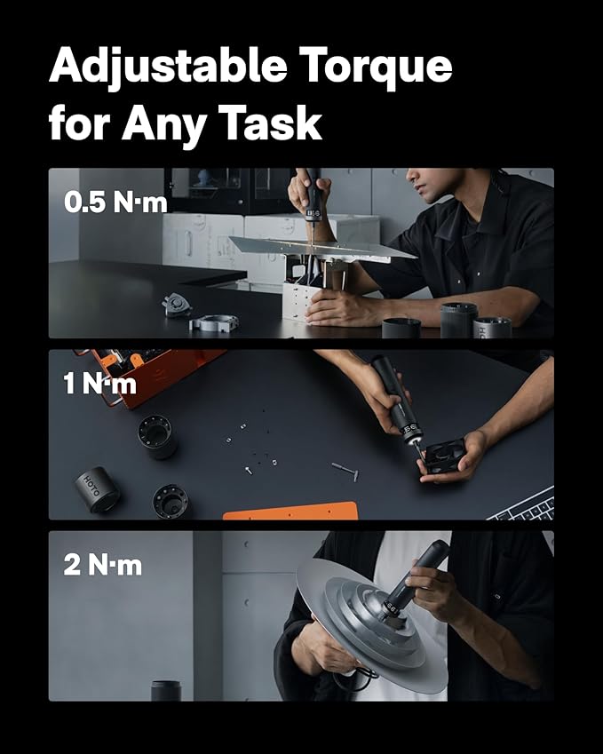 HOTO 16V Brushless Power Drill +PixelDrive Electric Screwdriver