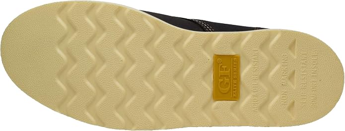 Golden Fox Work Boots Men's 6" Plain Toe Wedge Boot for Construction, Lightweight Comfortable Outsole