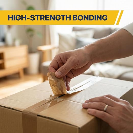 NORTHSKY Hot Melt Packaging Tape, 1000 Yard x 3 Inch Industrial Packing Tape Roll, 2 Mil Clear Carton Sealing Tape with 3 Inch Core, Packaging Tape for Box Sealing, Shipping, Warehouse, Distribution