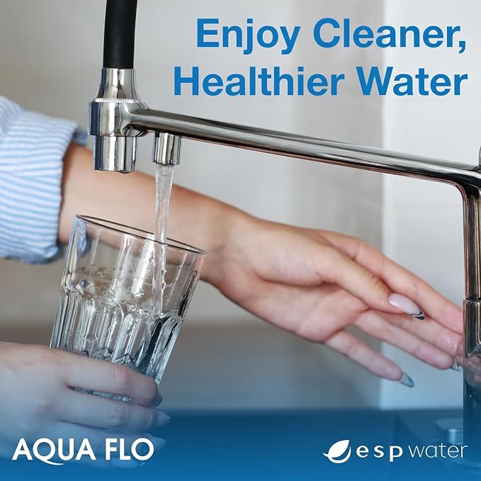 Aqua Flo 41407007 Quick Change pH Booster Filter for QCRO and QCUF 4-Stage Systems Remineralizes Water Raises pH Reduces Chlorine Taste and Odor | For QCRO and QCUF 4-Stage Systems, Remineralizes Water, Raises pH, Reduces Chlorine Taste and Odor