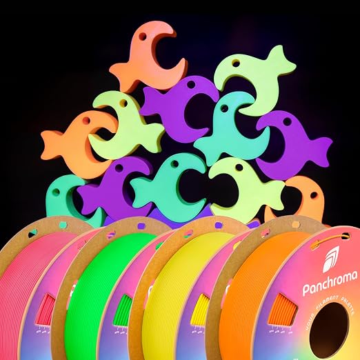 Polymaker Panchroma Fluorescent PLA Filament 1.75mm for 3D Printing,Magenta | Neatly Wound, Neon PLA 1kg, Easy Print & Smooth Feeding, Compatible with Bambu Lab & Most 3D Printers