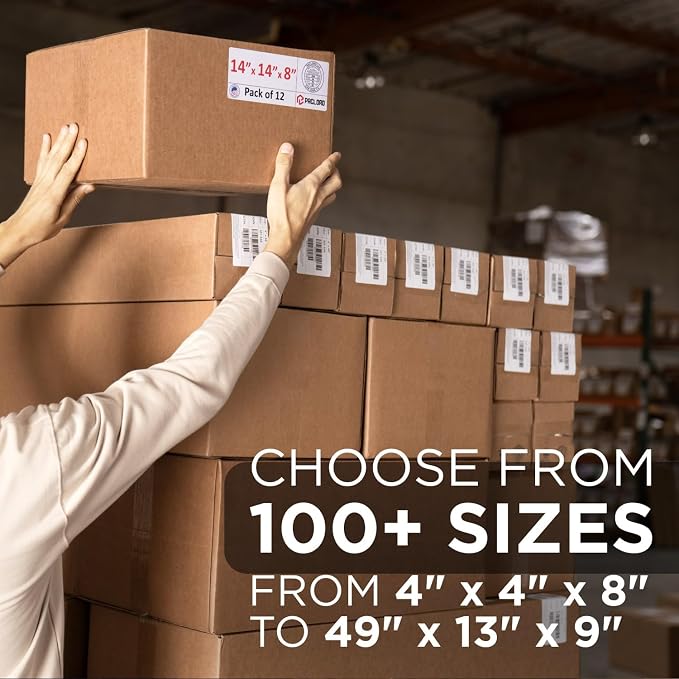 Long Cardboard Boxes 24"L x 6"W x 6"H (Pack of 20) - USA-Made Packing Boxes for Moving, Shipping, or Storage - USPS, UPS, FedEx Approved - Professional Packing Supplies for Moving | USA-Made Packing Boxes for Moving, Shipping, or Storage - USPS, UPS, F...