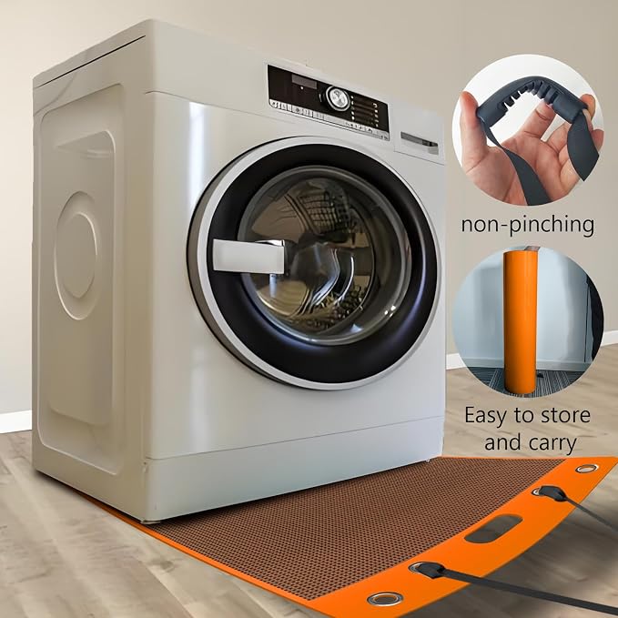Oversized Large Appliance Slider with Pull Strap,Furniture Moving Slides for Floor Protection Premium Moving Mat for Tile Carpet and Hardwood Floor