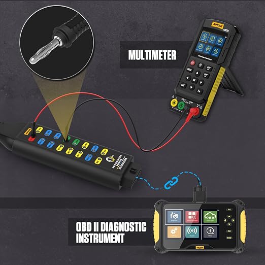 AUTOOL DM303 + OBD Breakout Box