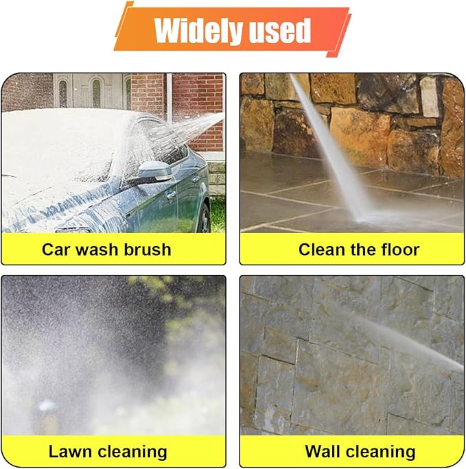Air Blow Gun Pneumatic Engine Cleaning Gun with Watering Bottle, High-Pressure Air Sprayer Kit with Brass Nozzle, Vehicle Cleaning Degreaser Tool for Car Engine Compartment, Wheel (Straight&Bottle)
