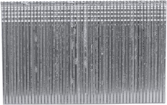 Freeman Stainless Steel Straight Finish Nails | 16 Gauge | 2" | Glue Collated | 1,000 Count | Indoor & Outdoor | Trim, Moulding, Cabinetry, Furniture Construction, Door & Window Casing | SSSF16-2