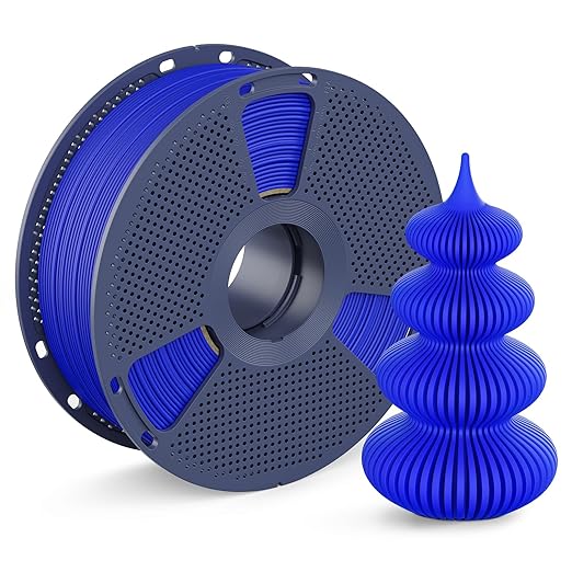 Matte PLA Filament 1.75mm Royal Blue Color, 1kg(2.2lbs) SUNLU 3D Printer Filament, Smooth Matte Finish, Less Brittle, Reduced Layer Line Appearance, Klein Blue