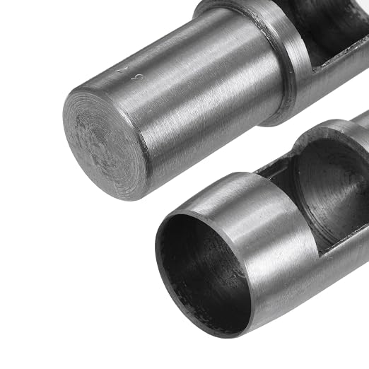 HARFINGTON Hollow Punch for Leather 37mm Round Hole Punch Tool for Belt Puncher Carbon Steel Single Punch for Watch Belts Cut Leather Craft Rubber Paper Fabric Plastic Soft Material