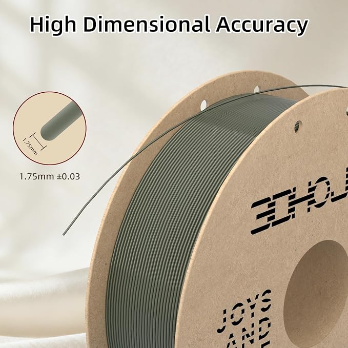 3DHoJor Silk PLA Filament 1.75mm, PLA Filament 1.75mm Silk Shiny 3D Printer Filament, 1kg*2 Cardboard Spool, Dimensional Accuracy +/- 0.03 mm, Fit Most FDM Printer(Copper+Bronze)
