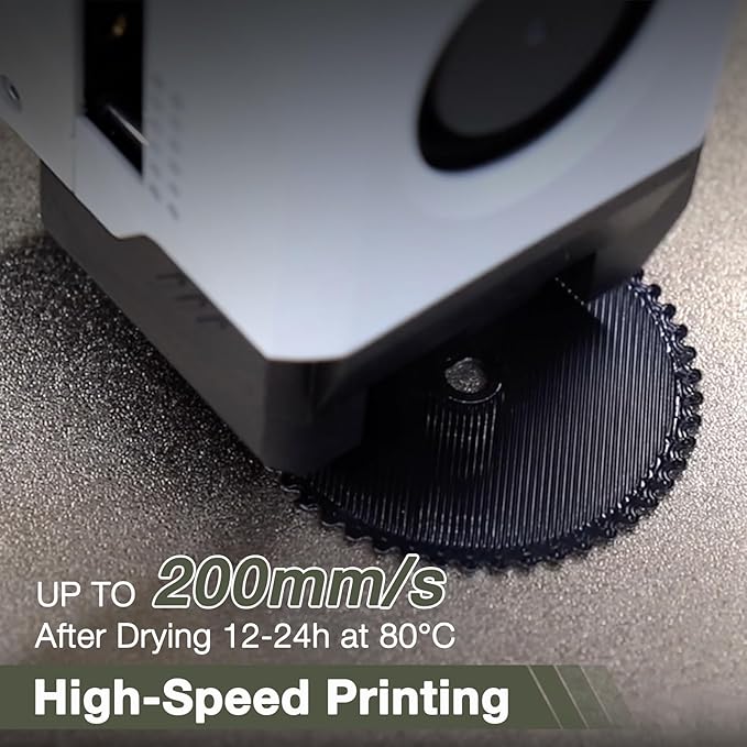 YXPOLYER Nylon Filament PA6 White Easy PA 3D Printing Filament 1.75mm 1kg | Easy to Print, AMS Compatible Spool, Engineering-grade, Low Warp, FDM Printer, Pre-dried, High Speed Low Temp Printing