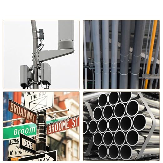 304 Stainless Steel Strapping Tape, 3 Rolls of 100 Ft Length 304 Material Steel Coil, 200 Pcs Ear-Lokt Buckles, for Heavy Duty, Heavy Load, Transportation Pallet Strapping