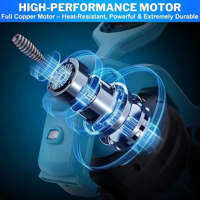 Cordless Drain Auger Compatible with Makita 18V Battery, 25Ft Snake Drain Hair Removal Tool for 0.75"-3.5" Pipe, 650RPM Drain Clog Cleaner Tool for Sewer, Bathroom, Sink (Battery Not Included)