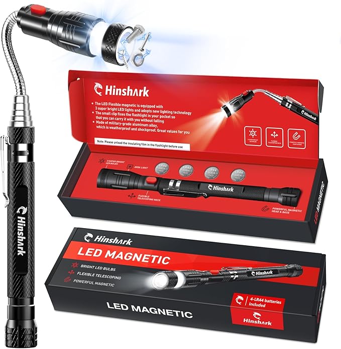 Fathers Day Gift for Husband Dad, Gifts for Men Extendable Telescoping Magnetic Pickup Tools, Fathers Day Gift from Daughter Wife Son, Anniversary Birthday Gift for Men Husband Him, Cool Gadgets Tools