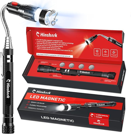 Fathers Day Gift for Husband Dad, Gifts for Men Extendable Telescoping Magnetic Pickup Tools, Fathers Day Gift from Daughter Wife Son, Anniversary Birthday Gift for Men Husband Him, Cool Gadgets Tools
