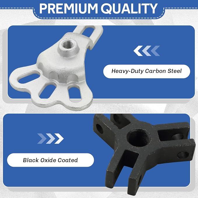 DASBET 17PCS Slide Hammer Puller Set | 2/3 Jaw Sliding Hammer Bearing Puller Kit Dent Hub Gear Puller Remover Set, 9-Way Internal External Puller Hub Puller