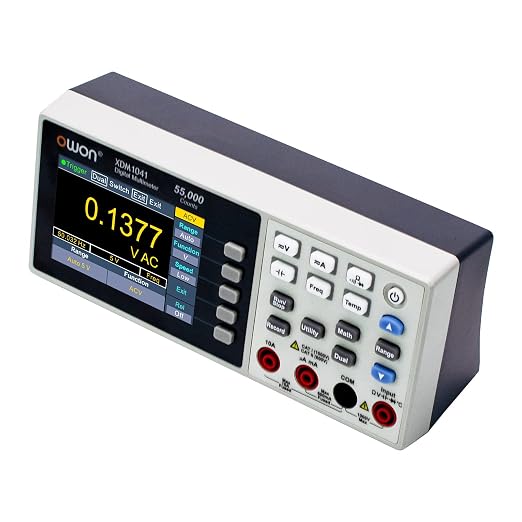 OWON XDM1041 USB/RS232 Digital Multimeter 55000 Counts High Accuracy Universal Desktop Multimeters Meter with 3.7Inch LCD Screen