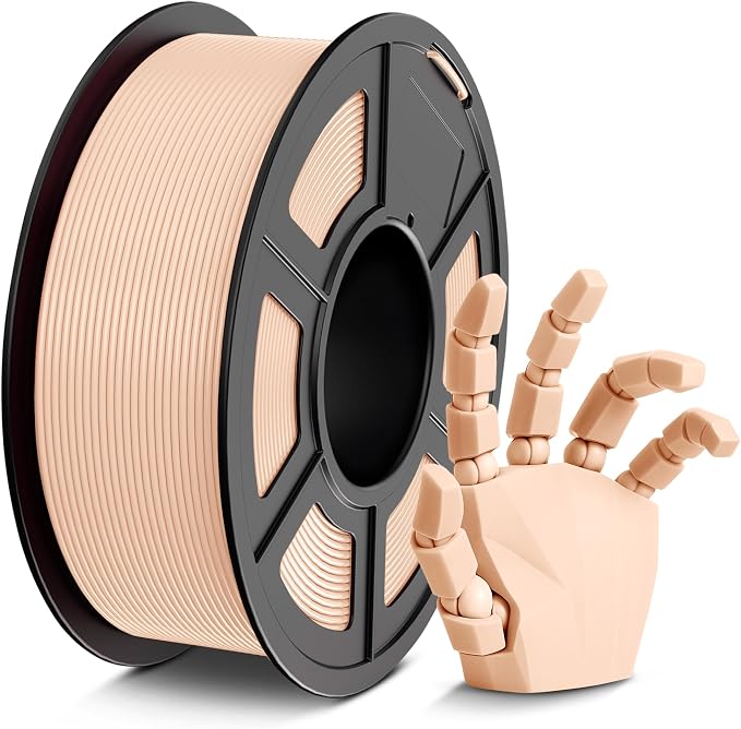 PETG Filament 1.75mm 1KG, 3D Printer Filament PETG Beige, Strong Toughness, Dimensional Accuracy ±0.02mm, Beige
