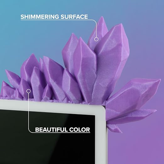 Polymaker Panchroma Celestial PLA Filament 1.75mm for 3D Printer, Purple | Neatly Wound Glitter PLA for Easy Print & Smooth Feeding, Compatible with Bambu Lab & Most 3D Printers
