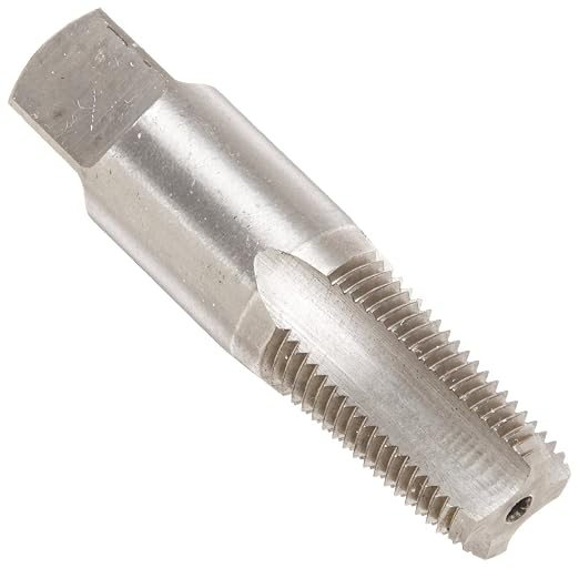 Drill America DWT64007 DWT Series Qualtech High-Speed Steel Pipe Tap, 3/8"-18 NPT
