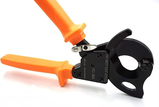 Ratchet Cable Cutters,Aluminum Copper Wire Cutters for Cutting electrical wire as Ratcheting Wire Cut Hand Tool (300mm2)