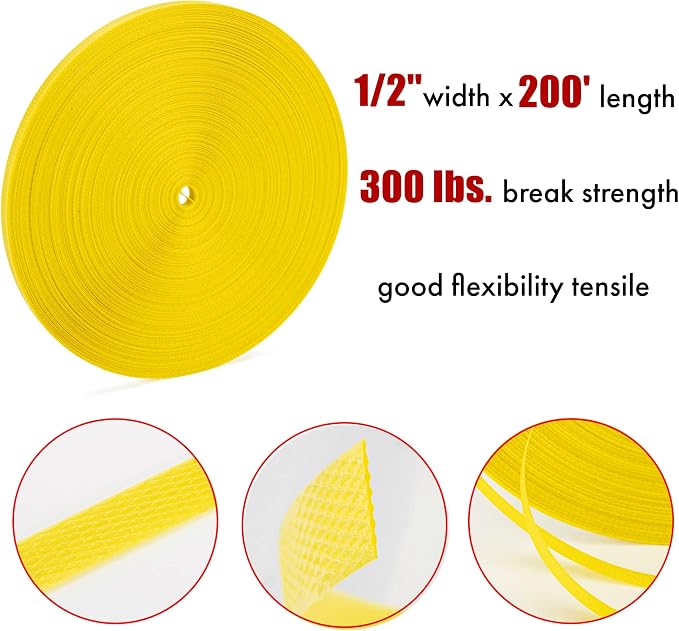 Poly Strapping Tensioner & Cutter Manual Banding Tools Windlass for 1/2" -3/4" Width Polyester Polyproplyn Strap Kit