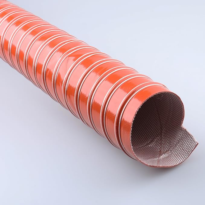 AC PERFORMANCE 2" ID Automotive Silicone Flexible Brake Cooling Air Ducting Induction Intake Pipe Hose, Length 1 Meter (3.3 Feet)