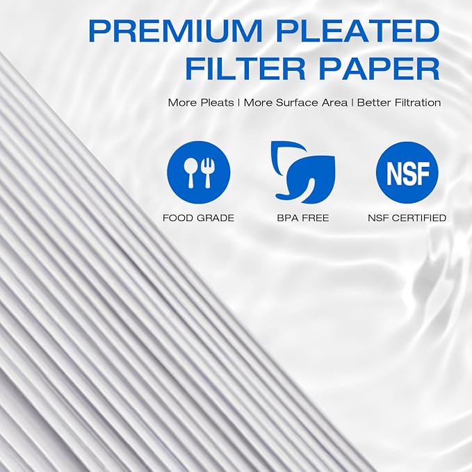 H&G Lifestyles 20 x 4.5 20 Micro Whole House Pleated Sediment Water Filter | Compatible with ECP20-20BB, AP810-2, SPC-45-2020, R30-20BB, HDC3001, ECP5-20BB,SPC-45-2005