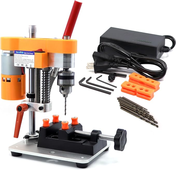 Precision Mini Drill Press Benchtop Driller Machine B10 Upgraded