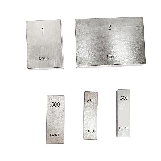HFS(R) Gage Block Set 36 Pieces Rectangular Gauge Blocks Steel Grade Economy for Workshop Calibration and Inspection
