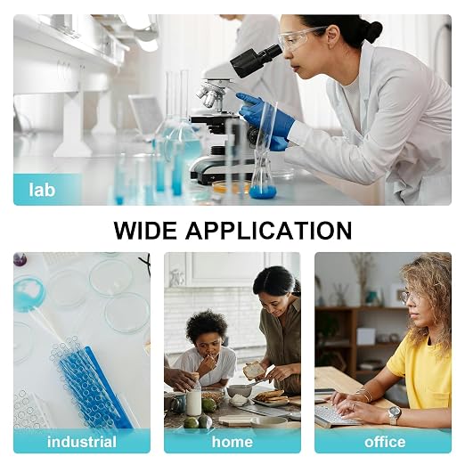 Analytical Balance Lab Scale 3000g x 0.1g, Compact Industrial & Laboratory Scale with Tare/Counting Functions, 5 Units, Dual Charging (Battery/USB) - Scientific Scale for Labs & Factories