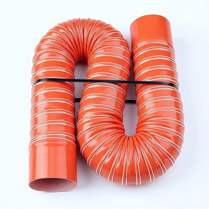 AC PERFORMANCE 2.5" ID Silicone Flexible Brake Cooling Air Ducting Induction Intake Pipe Hose with Cuff, Length 1 Meter (3.3 Feet)