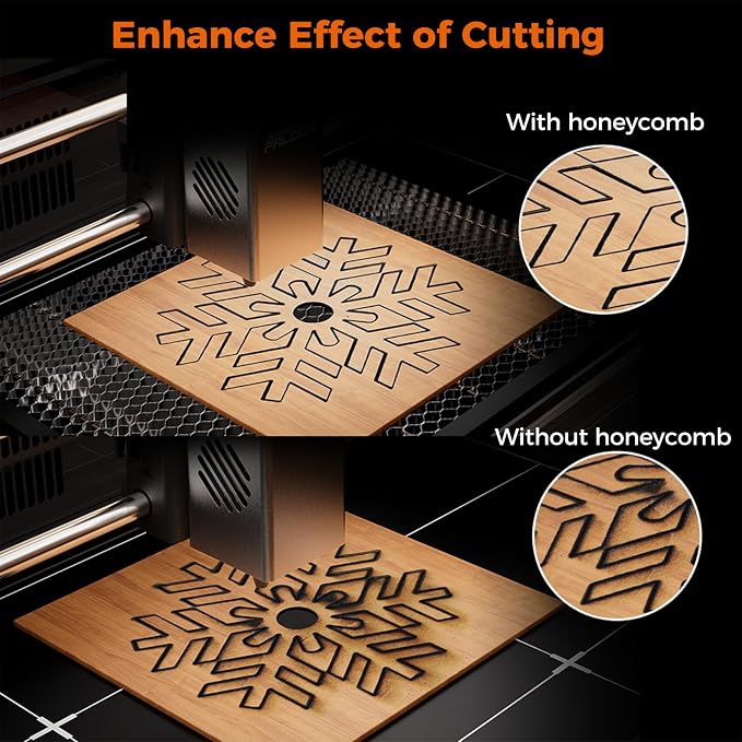 Creality Honeycomb Laser Bed for Falcon A1 Laser Engraver, Honeycomb Platform for Laser Engraving and Cutter Machine (18.1 * 13.6 in)
