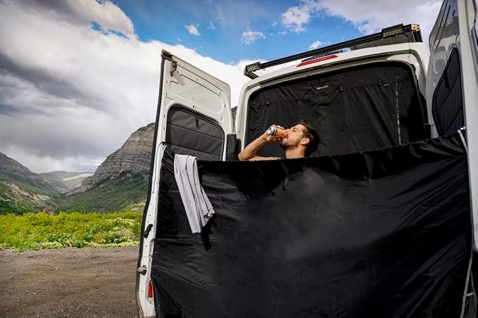 Industry Favorite Van Essential Rear Door Universal Shower Screen for Vans