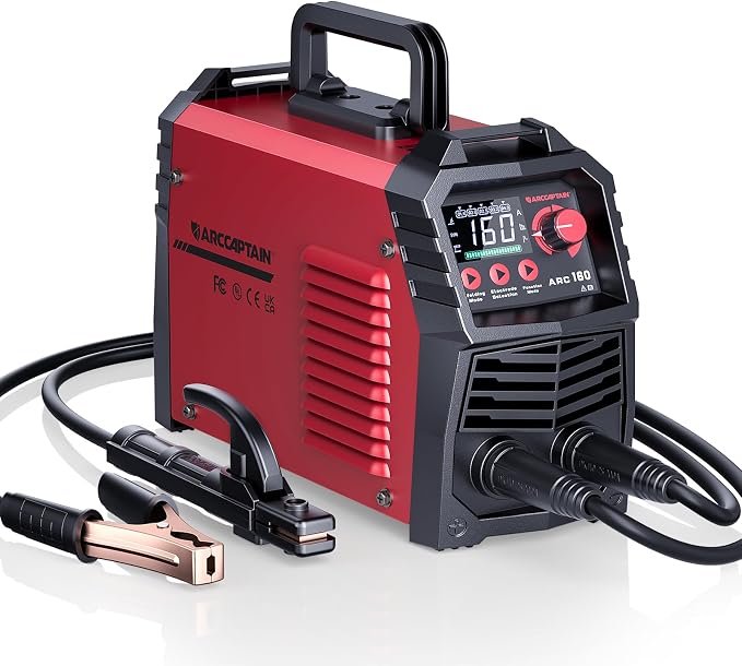 ARCCAPTAIN Upgraded 110V/220V 160A Stick Welder with E7018 Welding Rod 3/32'' 5LB