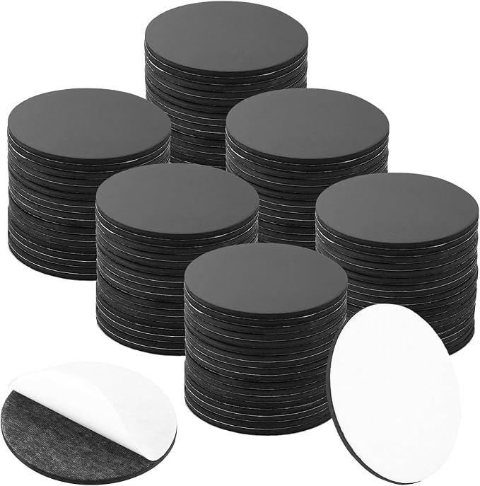 Aertiavty Round Magnets with Adhesive Backing, 20 Pcs 2" Fridge Magnets, Adhesive Magnet Dots, 80 Mil Sticky Magnets for Whiteboard, Refrigerator, Crafts, Easy Peel and Stick