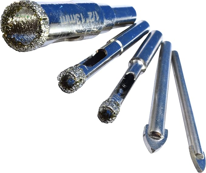 Glass Cutting Kit, Cutter with Glass Drill Bits for Drilling Holes in Bottles, Blocks and Quarter Plate. Professional 2-in-1 Cutter Tool Scorer and Breaker, Step-by-Step Instructions & Online Videos