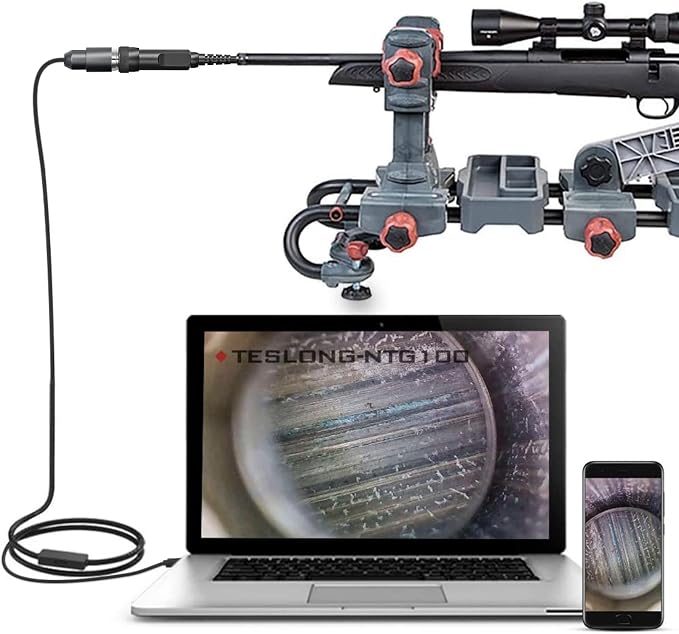 Teslong NTG100 Rifle Borescope & Type-C Cable Accessory Bundle