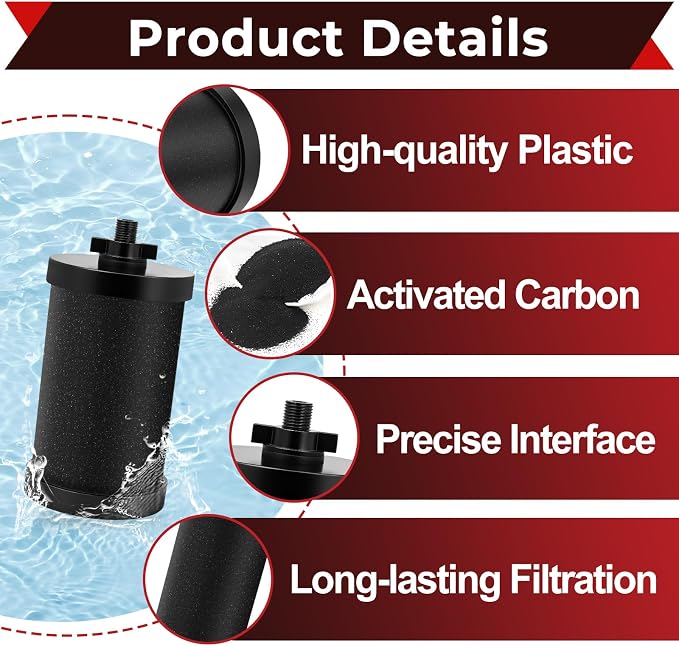 4 Pcs 2387 Filter Compatible with Alexapure Water Filtration System | 5000 Gallon Capacity
