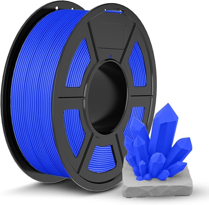 JAYO PLA 3D Printer Filament Blue, PLA Filament 1.75mm, 1.1KG Spool, Dimensional Accuracy +/- 0.02mm, Fit Most FDM Printer