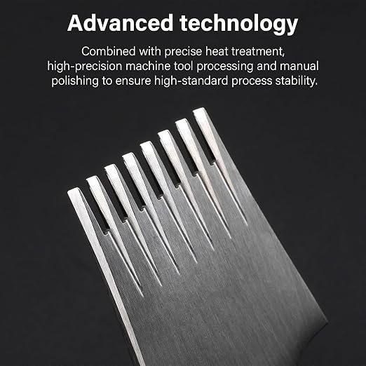 WUTA Leather Chisel All-Polished Die-Steel Puncher French Style Pricking Iron Sharp Leather Punching Tool Kits