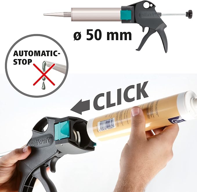 Wolfcraft 4355000 Mechanical Caulking Gun
